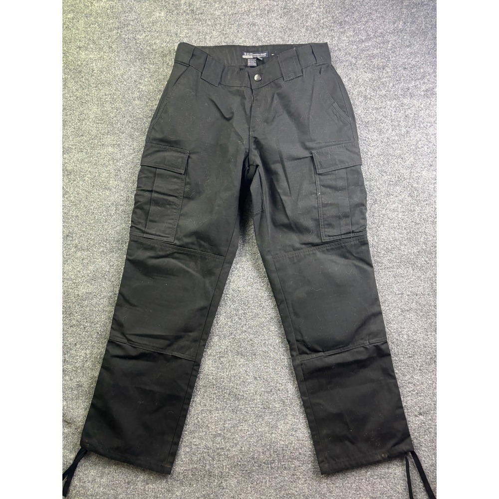 5.11 Tactical Cargo‎ Pants Womens 8 Black Ripstop Utility Outdoor Workwear